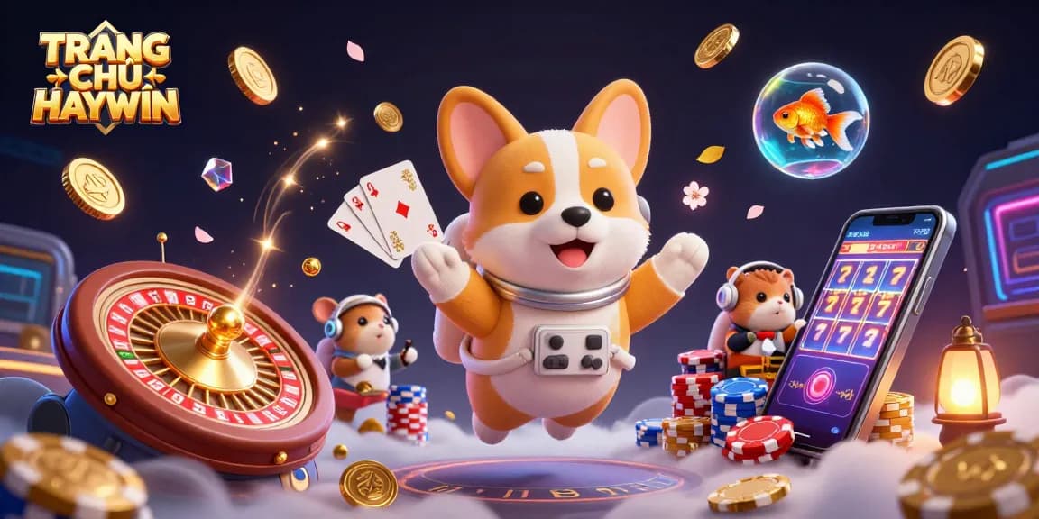 Experience thrilling gameplay at TRANG CHỦ HAYWIN with vibrant slot machines and dazzling animations.
