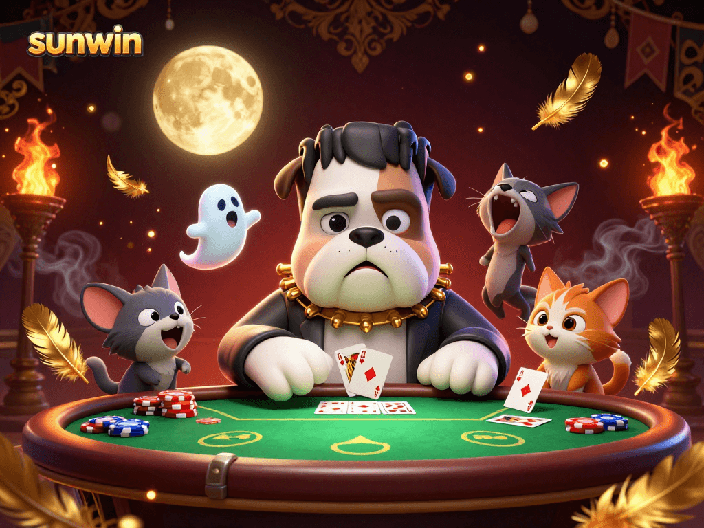 Experience the excitement of poker with sunwin's vibrant 3D characters in action.