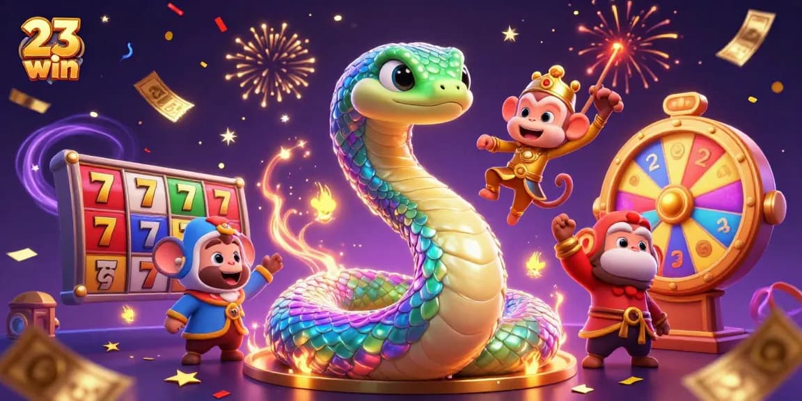 Experience 23 win with vibrant lucky 7s and mesmerizing slot reels coming to life.