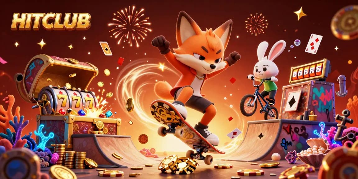 HITCLUB thrills players with vibrant casino action and immersive gaming elements in this lively scene.