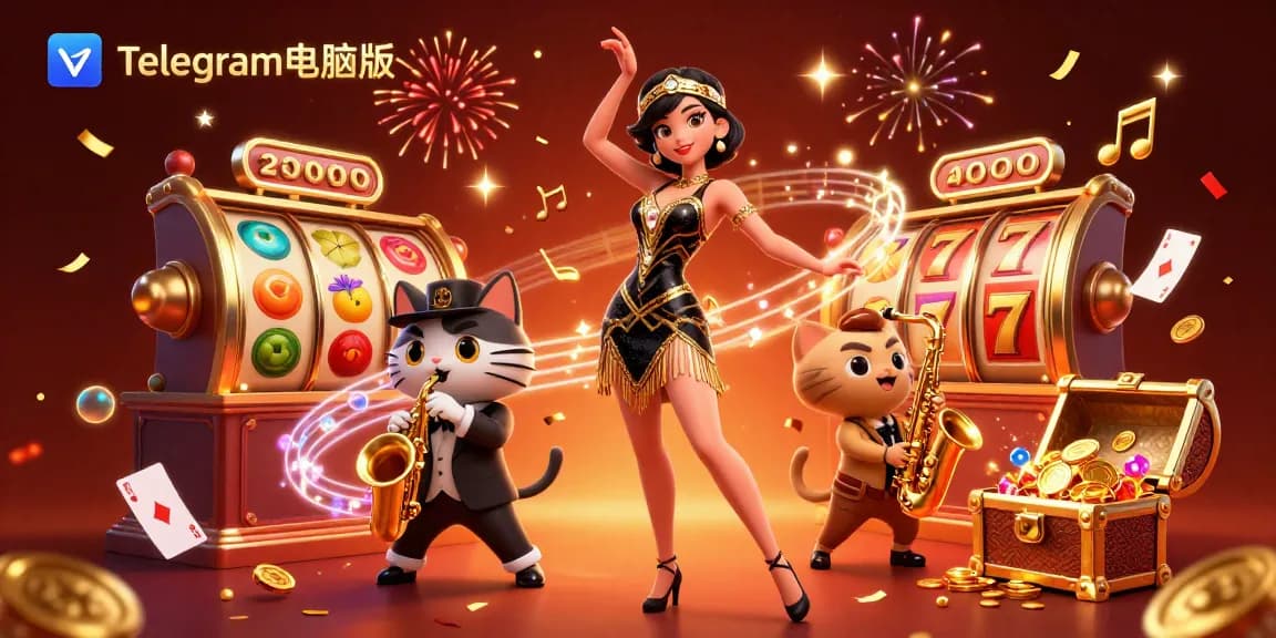 体验在充满活力的3D场景中,使用Telegram电脑版进行赌博的刺激,场景中充满了动画赌场元素。