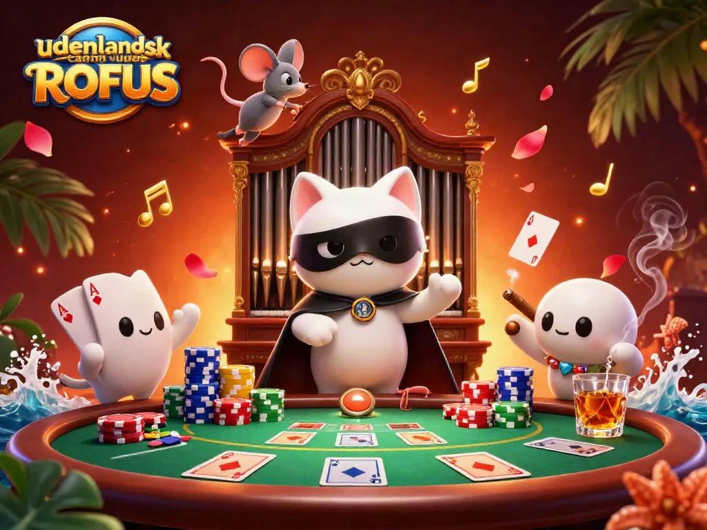 Experience the excitement of udenlandsk casino uden ROFUS with unique 3D characters and luxurious casino elements.