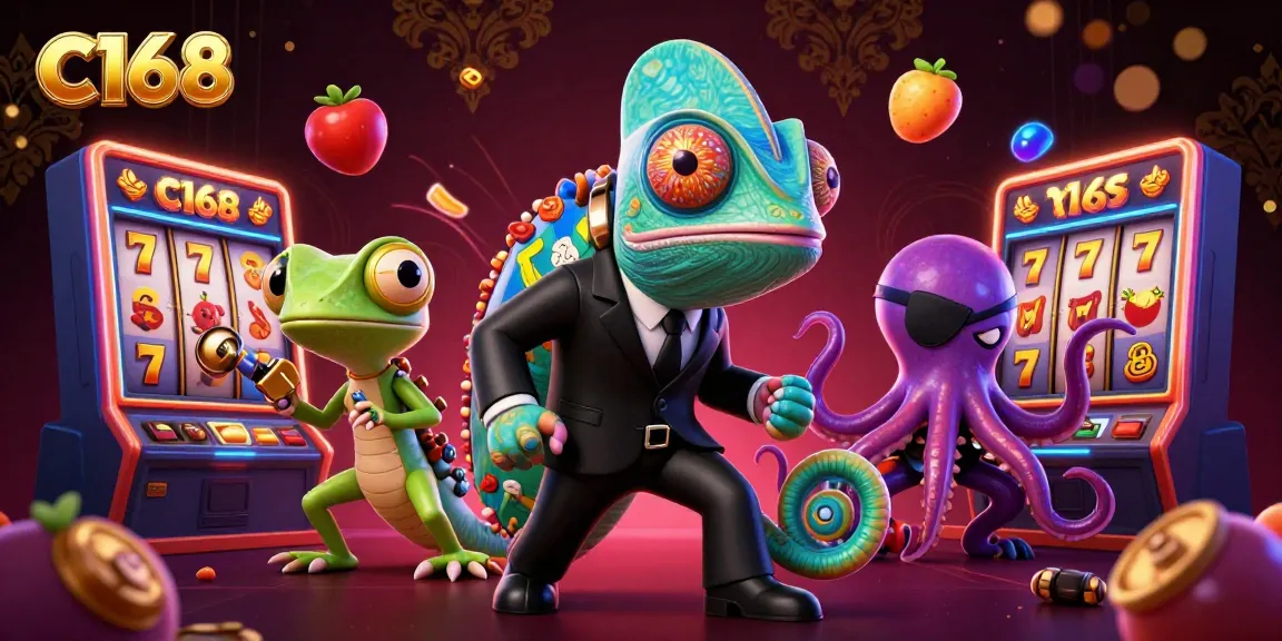 C168 entertains players with exciting slot games featuring vibrant visuals and spinning reels.