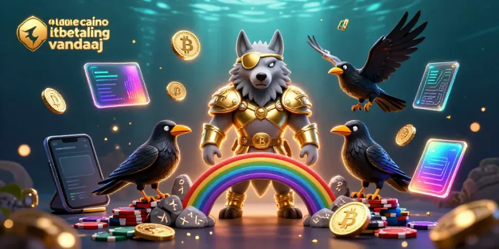 Engage with the exciting scene of online casino uitbetaling vandaag featuring mythological characters and vibrant gaming elements.