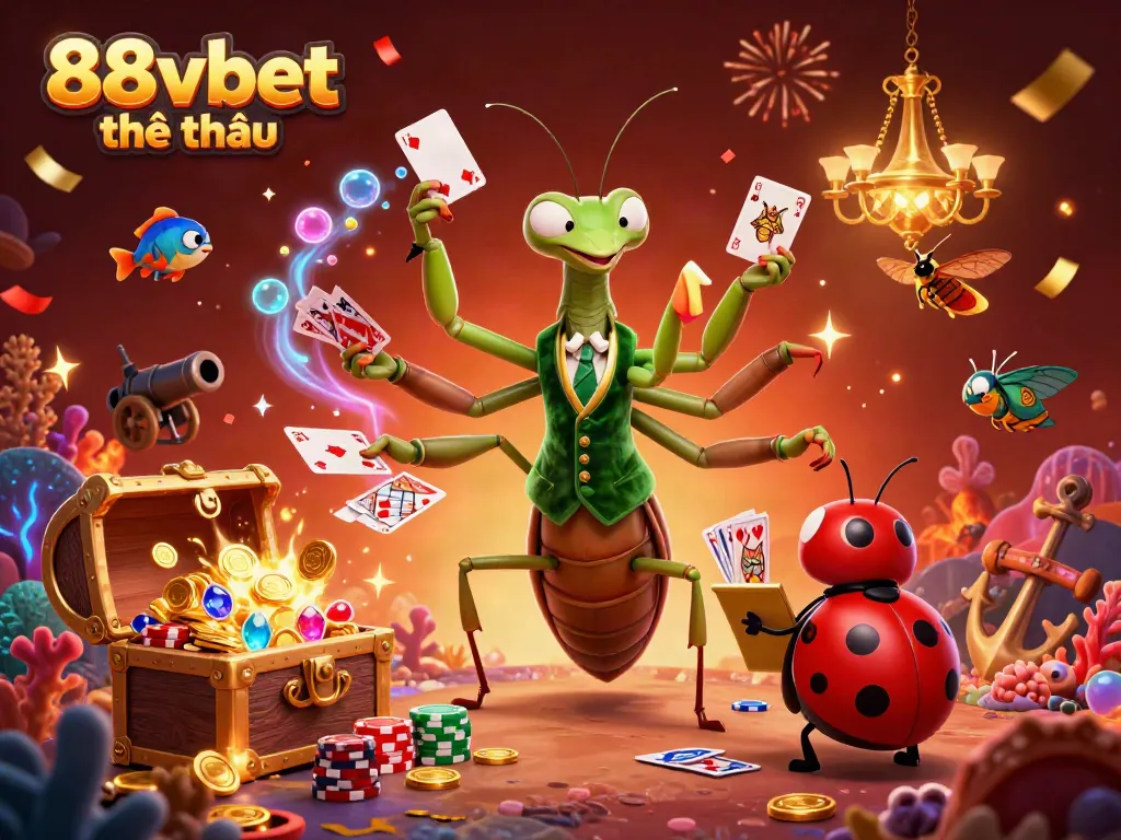 Experience thrilling 88vbet thể thao action with dynamic card dealers and vibrant casino elements.