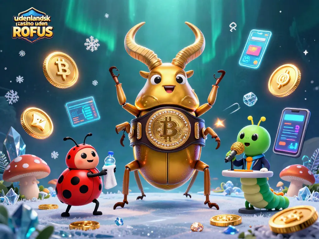 Engage with udenlandsk casino uden ROFUS through exciting 3D illustration of vibrant casino elements.