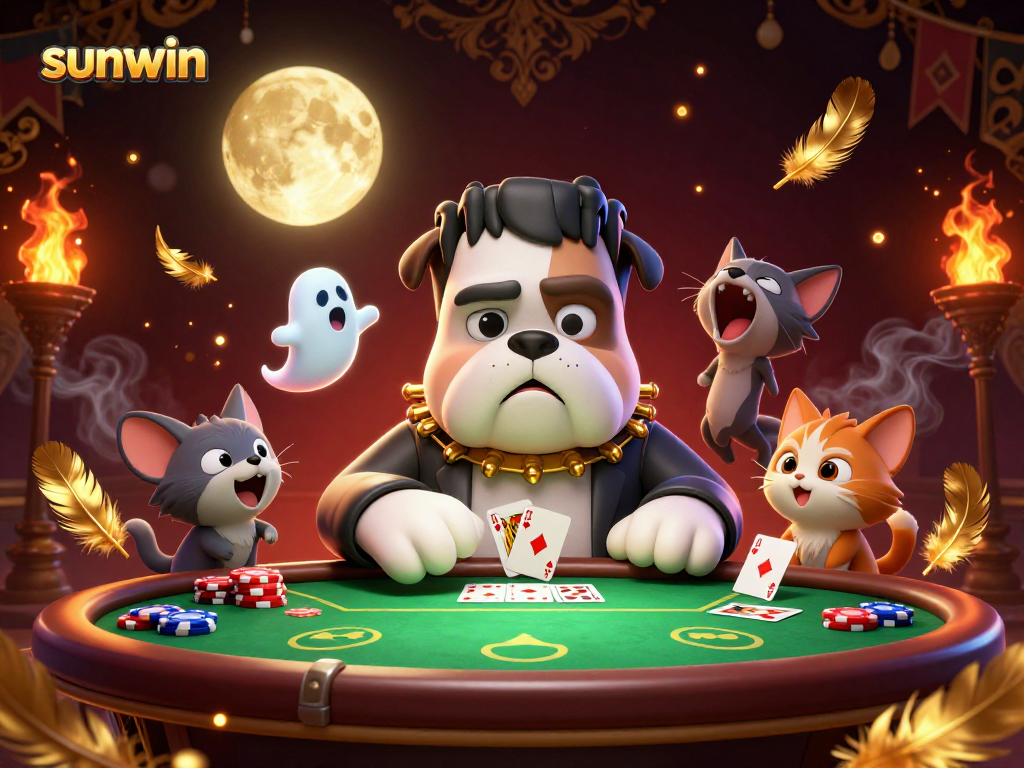 Experience the excitement of poker with sunwin's vibrant 3D characters in action.