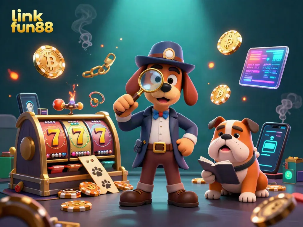 Play and discover exciting wins at link fun88 with a dynamic 3D casino illustration.