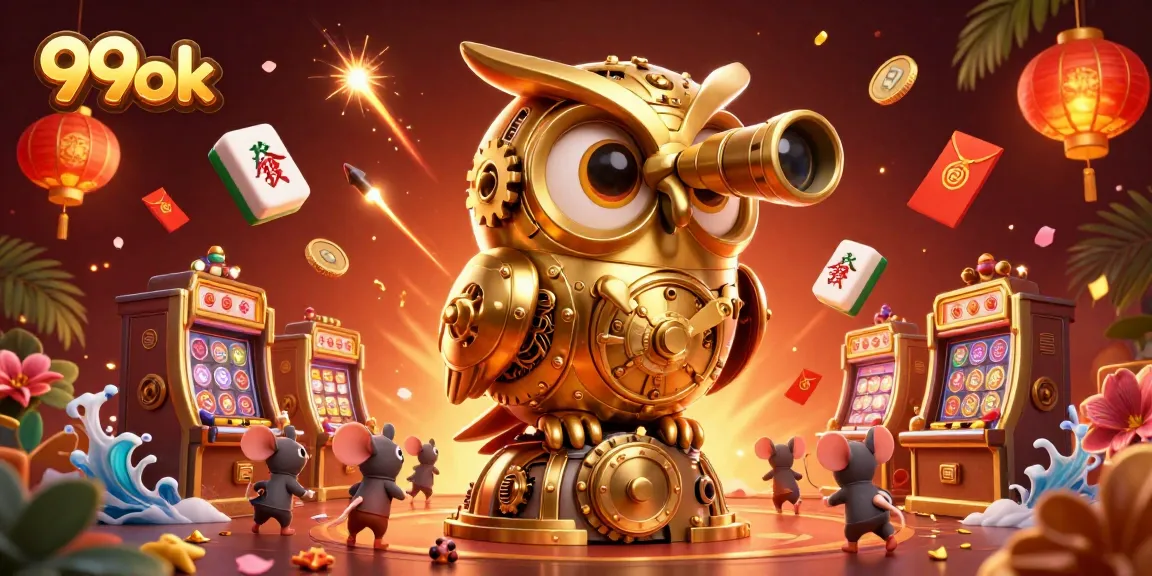 Experience thrilling moments at 99ok casino with lively characters and vibrant gaming elements.