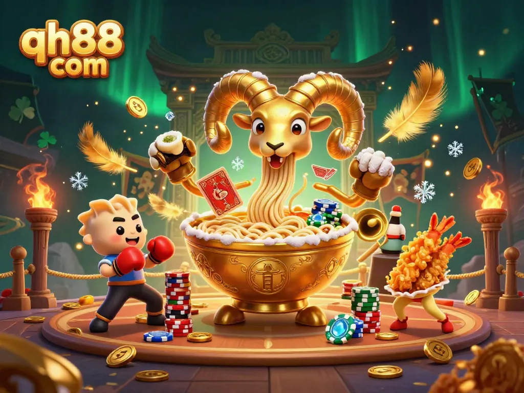 Engage in thrilling gameplay at qh88 com featuring vibrant game characters and dynamic casino elements.