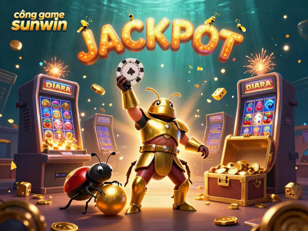 Engage with cổng game sunwin through vibrant scenes of animated casino excitement and jackpot celebrations.