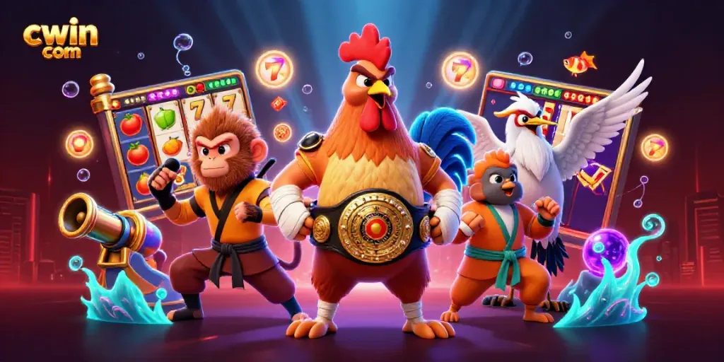Experience thrilling gameplay at cwin com with vibrant characters and casino elements.