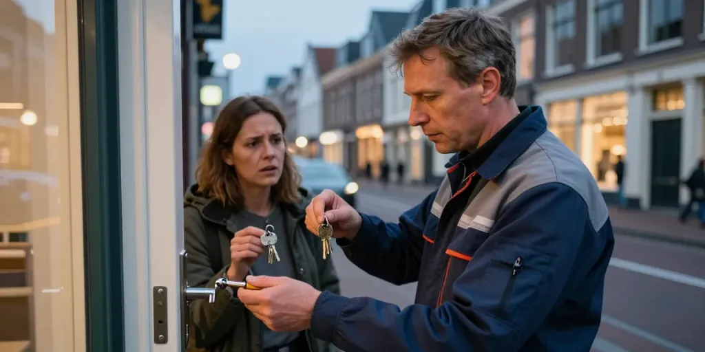 Afgebroken sleutel uit slot Arnhem, ervaren slotenmaker helpt klant met spoedservice.