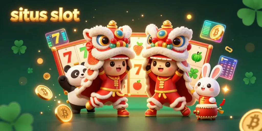 Experience the excitement of situs slot with dynamic characters and vivid slot game elements.