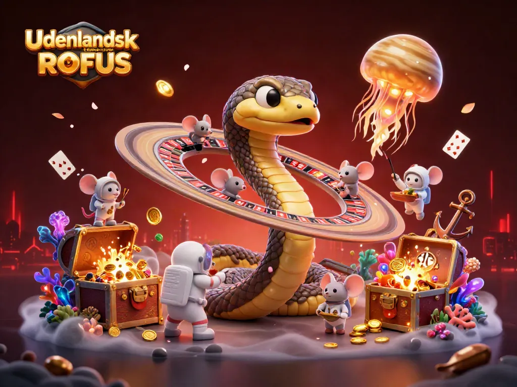 Betting on a roulette wheel. Experience udenlandsk casino uden ROFUS with engaging cosmic casino elements.