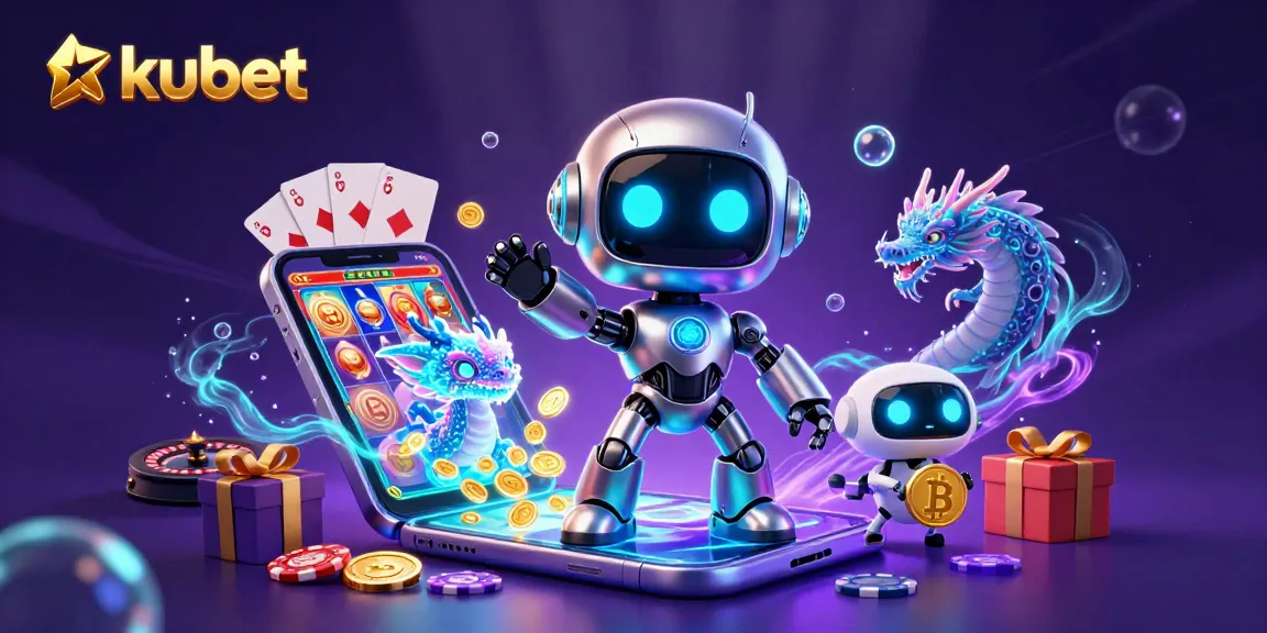 Experience engaging gameplay at kubet with dynamic casino elements and neon cyberpunk characters.