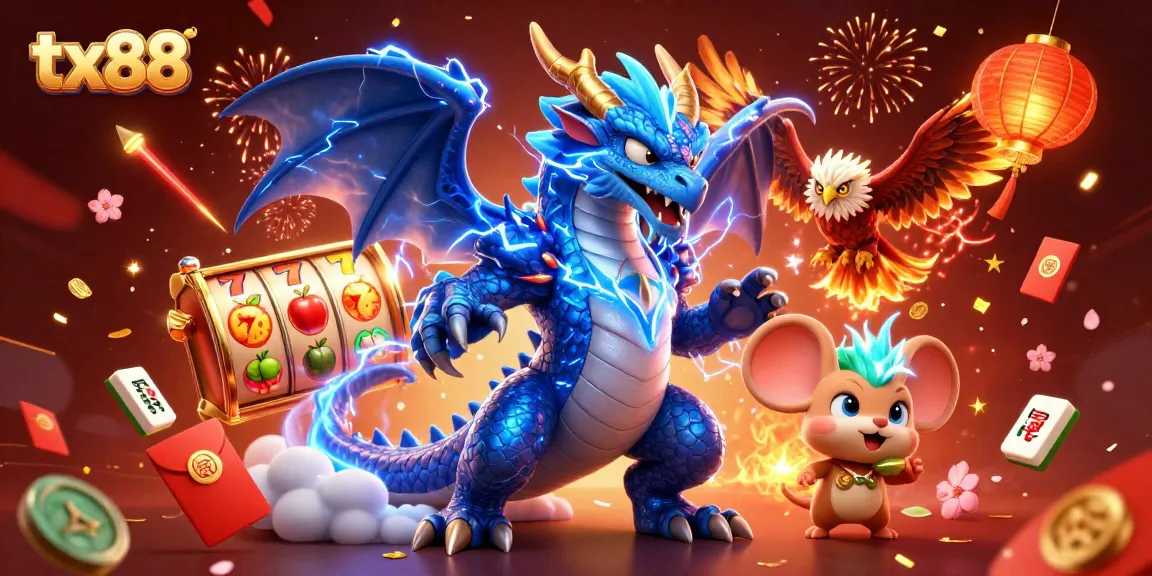 Engage with slots action as tx88 showcases an electrifying 3D casino scene featuring dynamic characters.